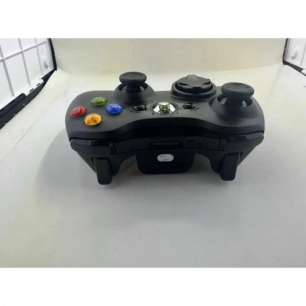 Genuine OEM Black Microsoft Xbox 360 Wireless Controller Tested Works
